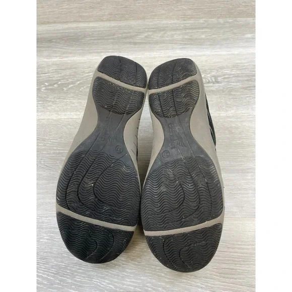 Dansko Women's Sneaker Black Leather 7 Fabric Walking Casual Comfort Lace Up - Picture 7 of 12
